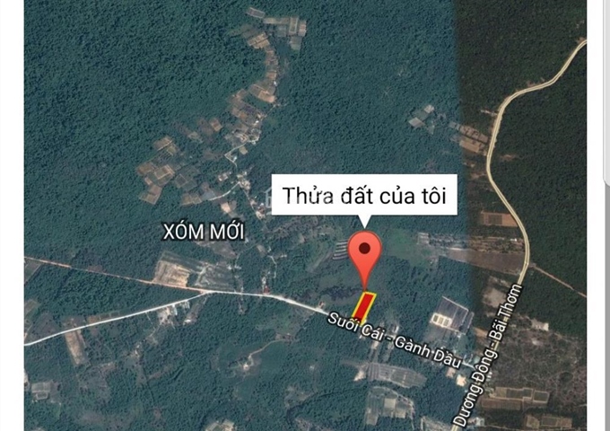 Bán 6 công đất mặt đường Cửa Cạn, Suối Cái tại ấp Xóm Mới, Xã Bãi Thơm, Huyện Phú Quốc