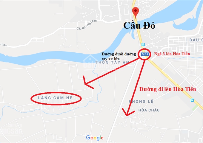 Chính chủ cần bán lô đất tại thôn Cẩm Nê, Hòa Tiến, Hòa Vang, Đà Nẵng