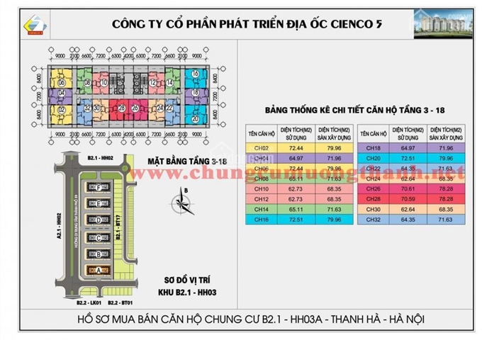 Bán chung cư dự án Thanh Hà Cienco 5 Mường Thanh, giá rẻ chủ đầu tư