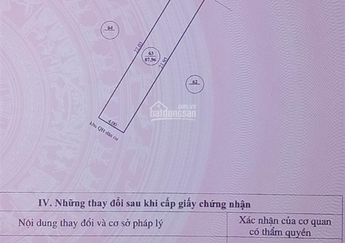 Bán đất đường Tú Mỡ, phường Nhơn Bình, thành phố Quy Nhơn (Khu Tây Võ Thị Sáu)