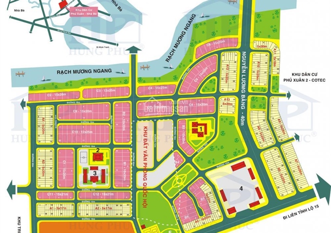 Cần bán lô nhà phố Cotec MT Nguyễn Lương Bằng 40m A8 DT 100m2 giá 30tr/m2