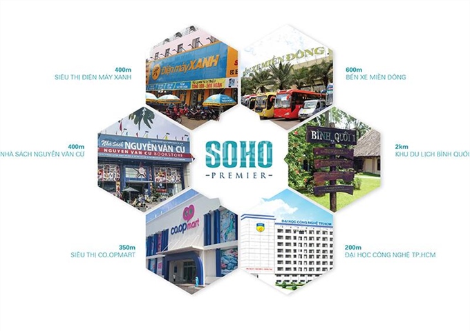 Shophouse Soho Premier, sở hữu vĩnh viễn, DT 123m2, giá 4 tỷ 093 (đã VAT). LH xem nhà: 0911.899.062