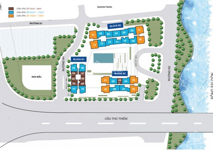 Chính chủ bán căn hộ Sunhwa Pearl 1PN, giá gốc CĐT