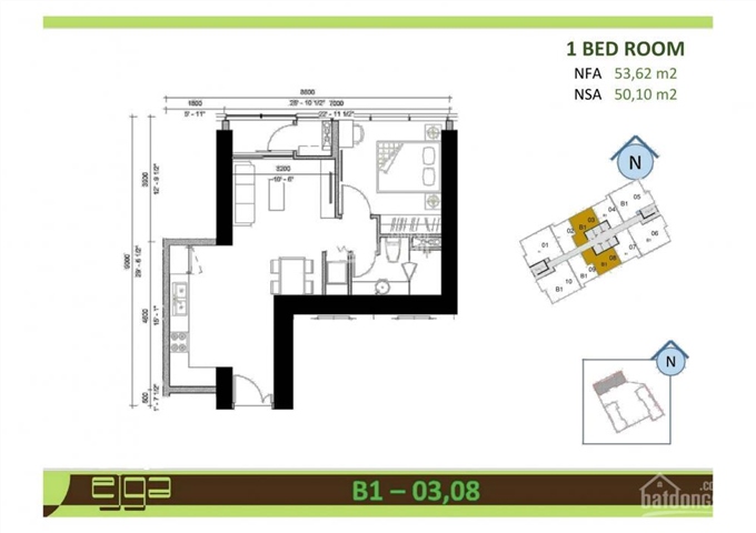 Chính chủ bán căn hộ Sunhwa Pearl 1PN, giá gốc CĐT