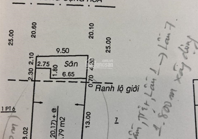 Bán nhà nguyên căn mặt tiền số 7 đường Cộng Hòa, quận Tân Bình, ngay Lăng Cha Cả