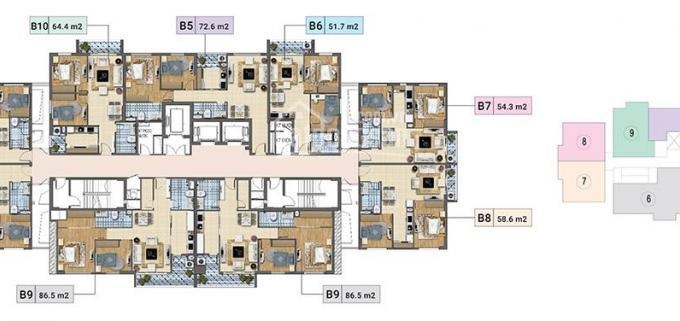 Cho thuê căn hộ chung cư Báo Nhân Dân Xuân Phương, mặt đường Trần Hữu Dực, Mỹ Đình