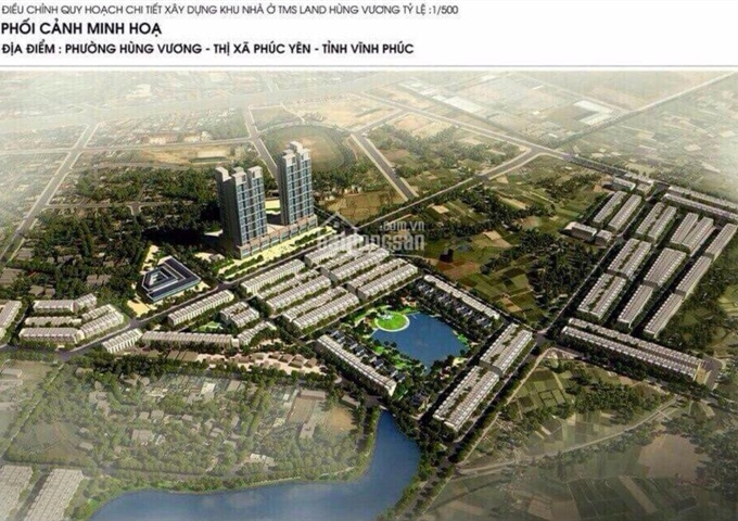 Sở hữu đất nền Phúc Yên-TMS Grand City - TP thứ 2 của Vĩnh Phúc, giá từ 10tr/m2. LH: 0985.545.666