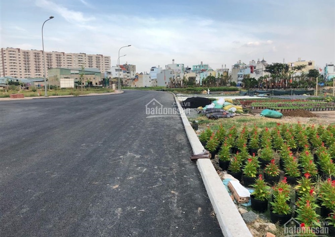 Đất KDC Đồng Phượng, P.Đông Hưng Thuận, Q.12, 5x18m, 5x20m, giá 2.88tỷ, mặt tiền kênh Tham Lương