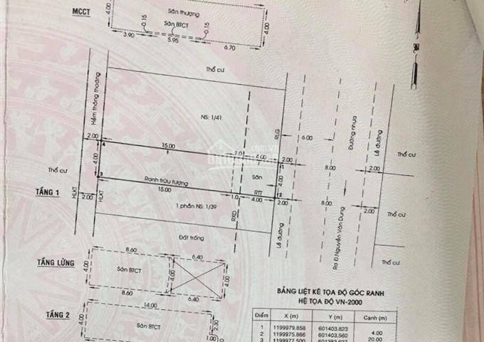 Bán nhà 1/39 Nguyễn Văn Dung, Phường 6, Quận Gò Vấp, 8 x 20, 3 tấm, 12 tỷ. LH 0978.778.791