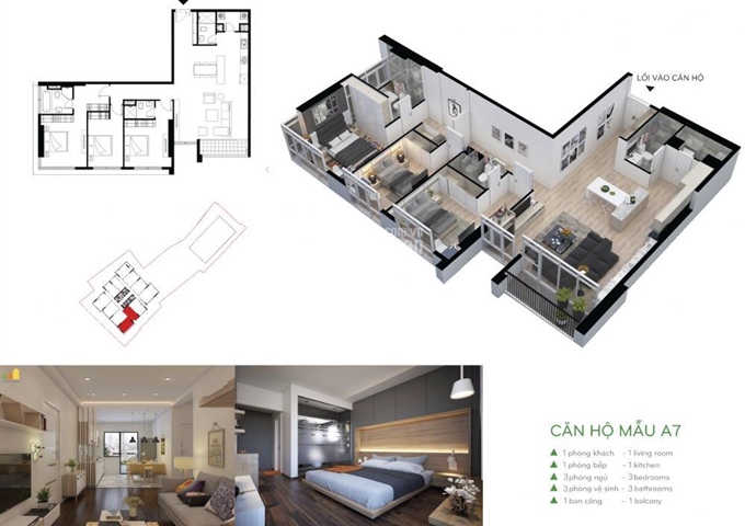 Bán căn hộ tại 110 Cầu Giấy 3PN, giá 3.1 tỷ. LH: 0961648298