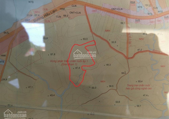 Bán 7ha đất nông nghiệp thuộc xã Hiếu Liêm, huyện Vĩnh Cửu