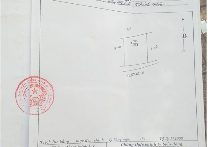 Chính chủ cần bán lô đất ngay KCN Suối Dầu Suối Tân Cam Lâm
