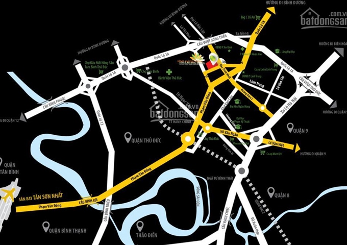 Đất nền Him Lam Phú Đông lô D2 giá 3.2tỷ, C2 giá 3.4 tỷ, B2 giá 3.45tỷ, A2 giá 3.9tỷ, C1, D1 3.5tỷ