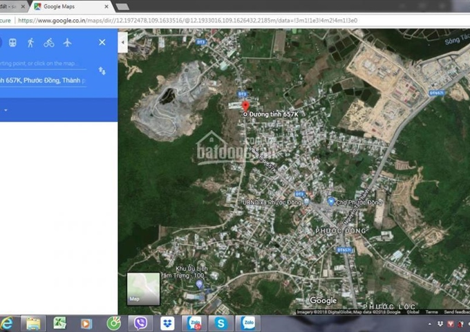 Bán đất mặt tiền đường Tỉnh Lộ 3, Phước Đồng giá 500tr