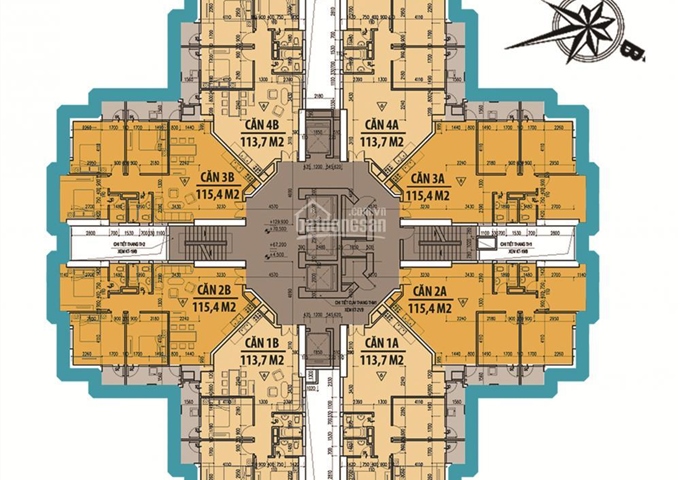 Bán căn hộ ở chung cư Unimax 210 Quang Trung - Hà Đông. Căn 4B