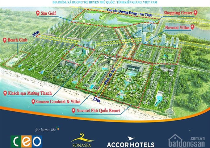 Sonasea Paris Villas khách sạn biển vị trí chiến lược bậc nhất Phú Quốc