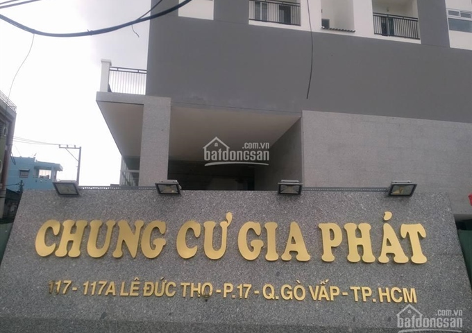 Bán căn hộ Gia Phát Gò Vấp giá 1.4 tỷ ngay mặt tiền đường Lê Đức Thọ. Vào nhận nhà ở ngay