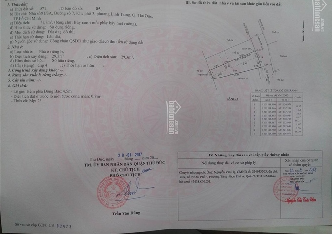 Bán đất hẻm 81 đường số 7, Linh Trung, Thủ Đức