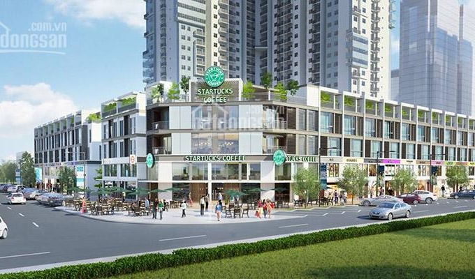 Cho thuê shophouse Gamuda Gardens, hướng Đông Nam