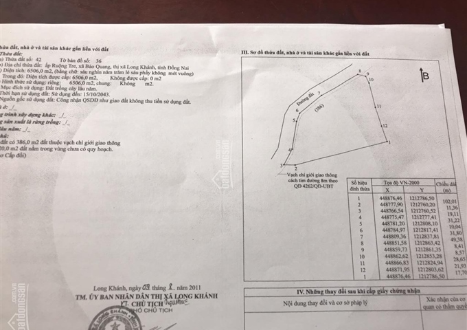 Bán đất mặt tiền đường Ruộng Tre - Xuân Bắc, ấp 18 gia đình. Chỉ 300 triệu/ nền thổ cư 100%