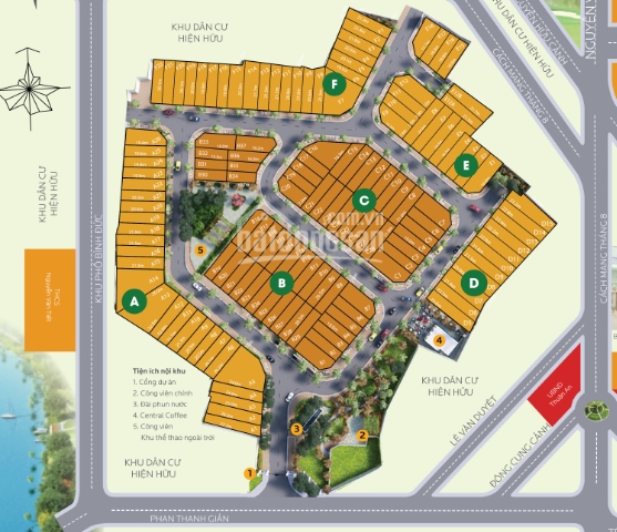 Bán đất sổ riêng dự án Central Garden, Lái Thiêu, Thuận An