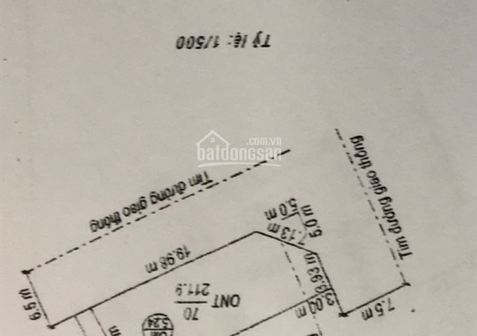 Bán lô đất 2 mặt tiền dự án khu đô thị Sa Động, DT 212m2, giá 1,6 tỷ đồng