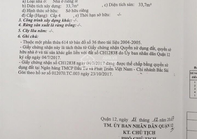 Mở bán đất nền cống hộp số 4 - Thạnh Xuân 52, Quận 12 - Nguyễn Thị Ngọc Mỹ 0909389096