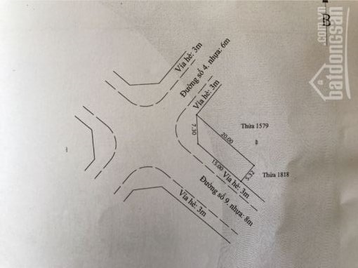 Bán lô góc khu tái định cư Gò Chai, gần Vsip 1