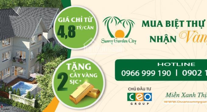 Mở bán 72 căn shophouse trong quần thể KĐT Sunny Garden City Sài Sơn - Quốc Oai - HN