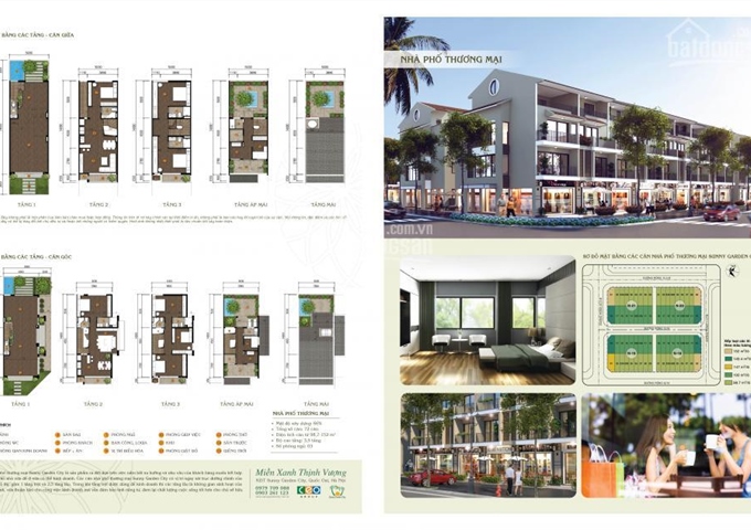 Mở bán 72 căn shophouse trong quần thể KĐT Sunny Garden City Sài Sơn - Quốc Oai - HN