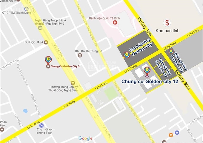 Chỉ 200 triệu sở hữu chung cư Golden City 6A