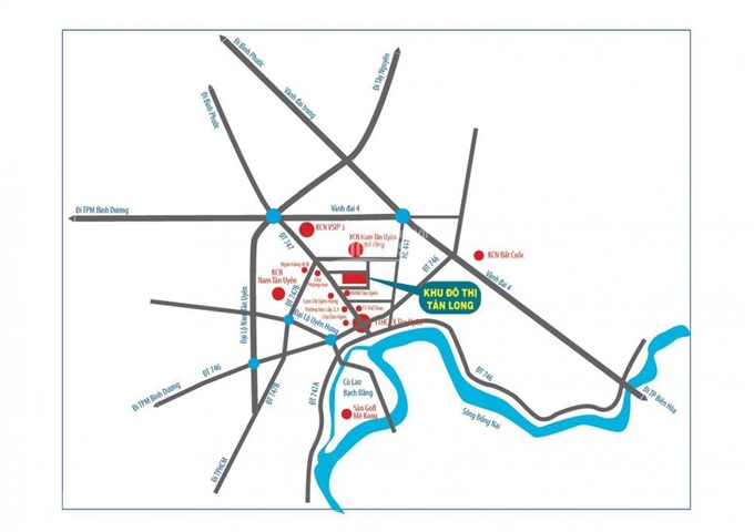Mở bán dự án khu đô thị cao cấp Tân Long, Uyên Hưng, Tân Uyên giai đoạn 1