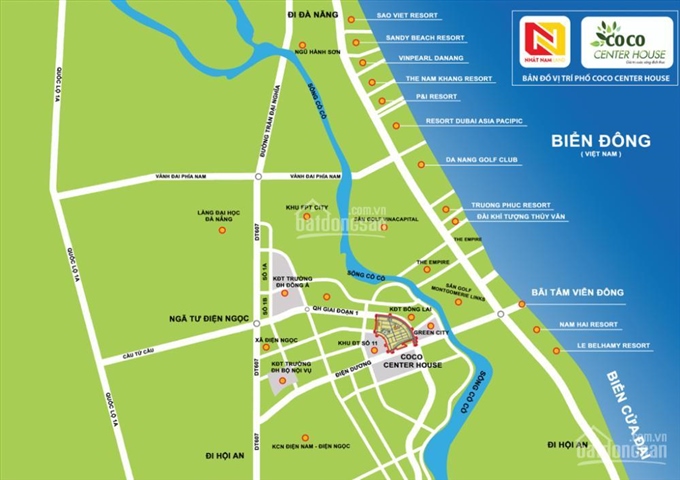 Bán đất nền gần Cocobay Đà Nẵng, đường 17,5m, hướng Đông Nam, 710 tr