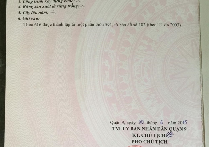 Cần bán lô đất nhỏ, cạnh Vincity và Phước Thiện, khu vực hot nhất Q9 hiện nay. 0982988988