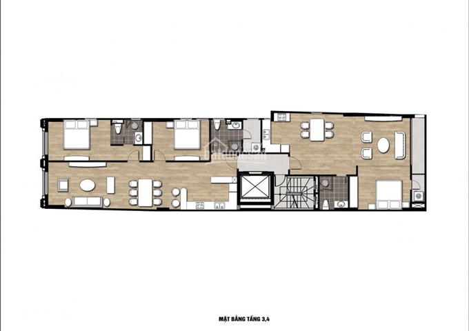 Cho thuê căn hộ cao cấp tại tòa nhà 79 Trần Xuân Soạn