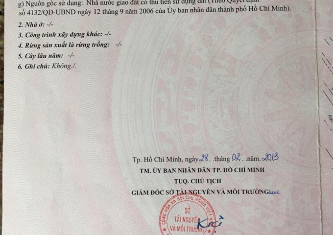 Bán đất P. Bình Chiểu, mặt tiền Đường 11 sổ hồng, KDC Bình Chiểu, Thủ Đức, LH 0919018337