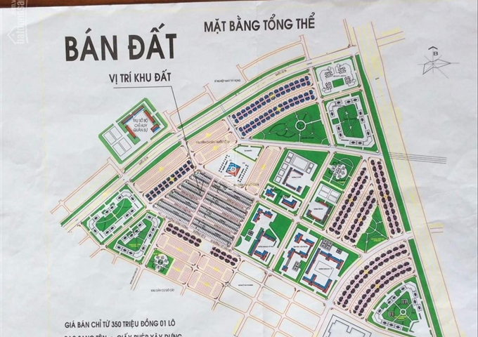 Bán lô đất Gò Cát 8, đối diện tỉnh đội, đường Hùng Vương, giá 580tr