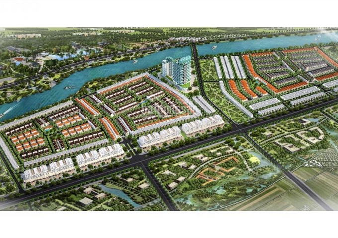 Dự án Oasis City Bình Dương - Mẫu biệt thự tứ lập. LH 0911 039 612