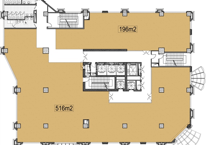 Chủ đầu tư tòa HDI Tower 55 Lê Đại Hành cho thuê mặt bằng 5 tầng đế thương mại. LH: 0989293555