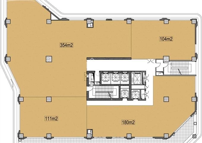 Chủ đầu tư tòa HDI Tower 55 Lê Đại Hành cho thuê mặt bằng 5 tầng đế thương mại. LH: 0989293555
